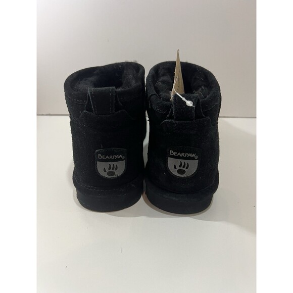 NWT bearpaw boots women size 8 Color Black Shorty 2860W - Picture 7 of 8